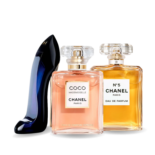 Set di 3 Profumi - Good Girl, Coco Mademoiselle e Chanel N°5 100ml