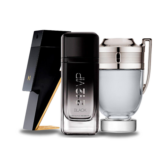 Set di 3 Profumi - 212 Vip, Bad Boy, Invictus 100ml